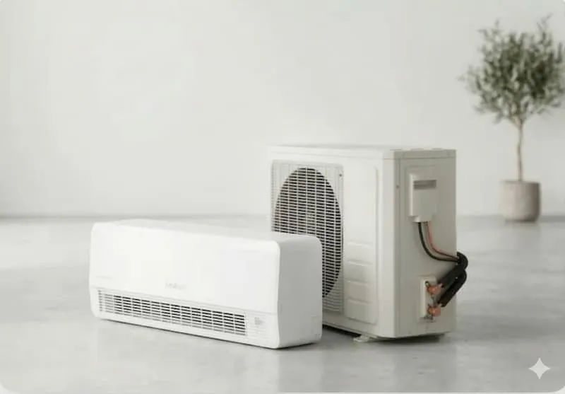 Single-zone ductless heat pump